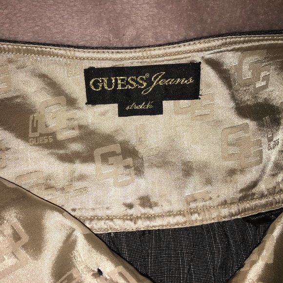 ❄️ Guess Mini Skirt Soft Satin Lined - Picture 7 of 13